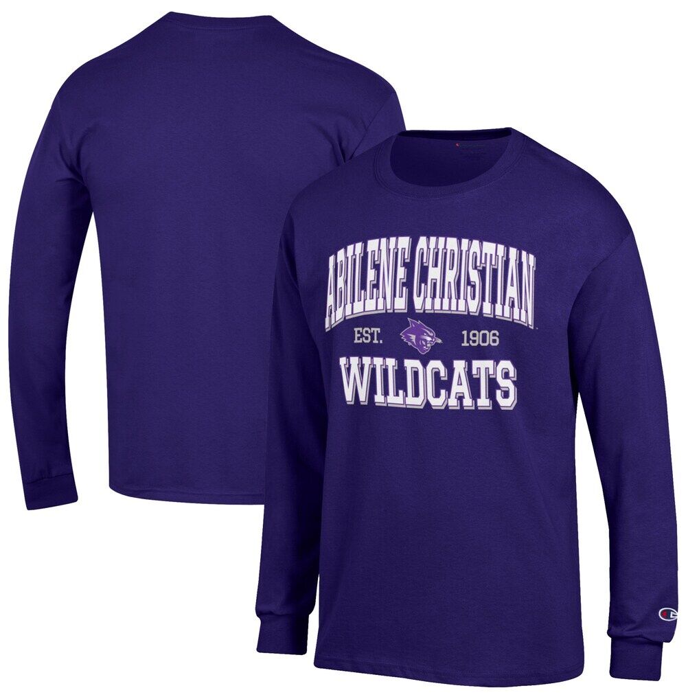 Abilene Christian University Wildcats Champion Jersey Est. Date Long Sleeve T-Shirt