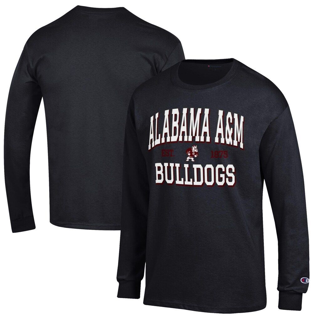 Alabama A&M Bulldogs Champion Jersey Est. Date Long Sleeve T-Shirt