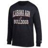 Alabama A&M Bulldogs Champion Jersey Est. Date Long Sleeve T-Shirt - Black - Side View
