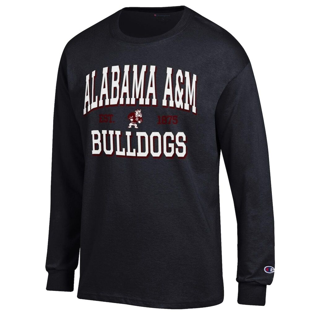 Alabama A&M Bulldogs Champion Jersey Est. Date Long Sleeve T-Shirt