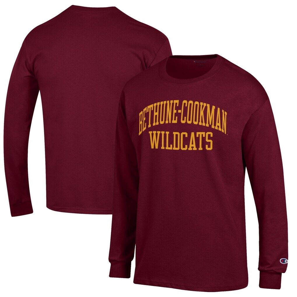 Bethune-Cookman Wildcats Champion Jersey Long Sleeve T-Shirt - Maroon