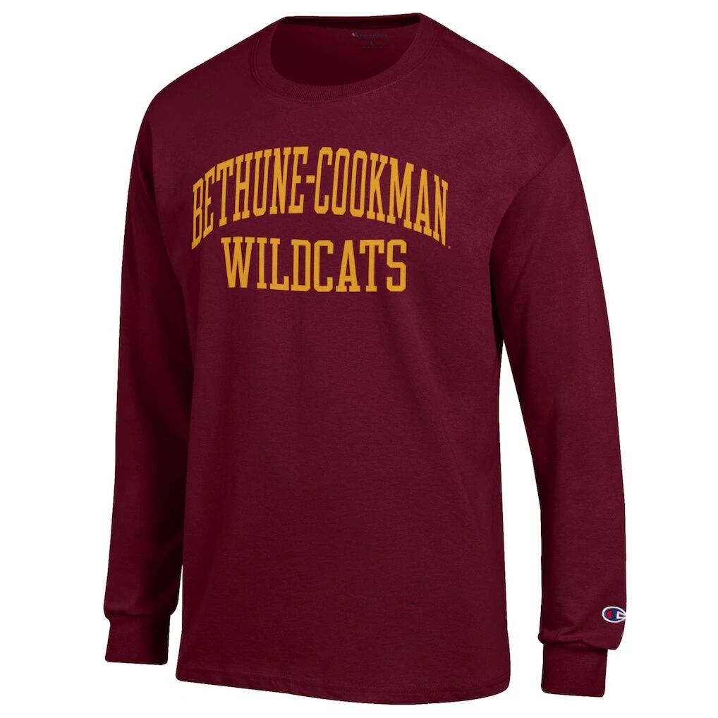 Bethune-Cookman Wildcats Champion Jersey Long Sleeve T-Shirt - Maroon
