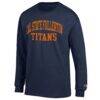 Cal State Fullerton Titans Champion Jersey Long Sleeve T-Shirt - Navy - Side View