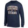 Cal State Fullerton Titans Champion Jersey Est. Date Long Sleeve T-Shirt - Navy - Side View