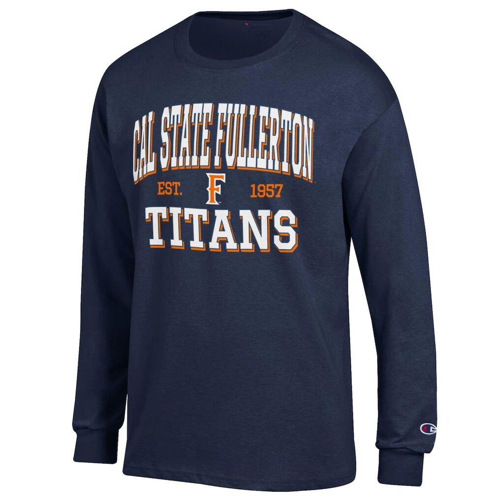 Cal State Fullerton Titans Champion Jersey Est. Date Long Sleeve T-Shirt