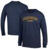 College of New Jersey Lions Champion Jersey Long Sleeve T-Shirt - Navy - Front View