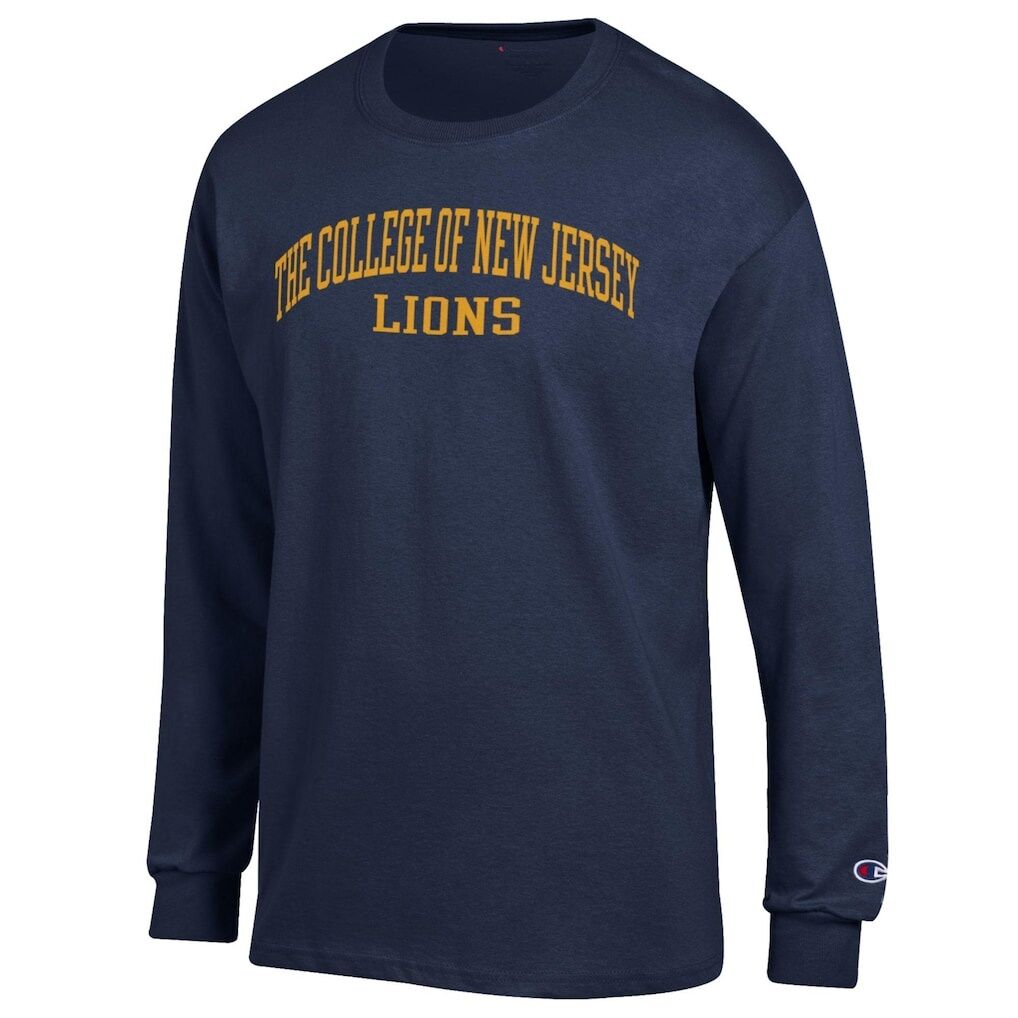 College of New Jersey Lions Champion Jersey Long Sleeve T-Shirt