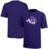 Abilene Christian University Wildcats Champion Youth Jersey T-Shirt - Purple - Front View