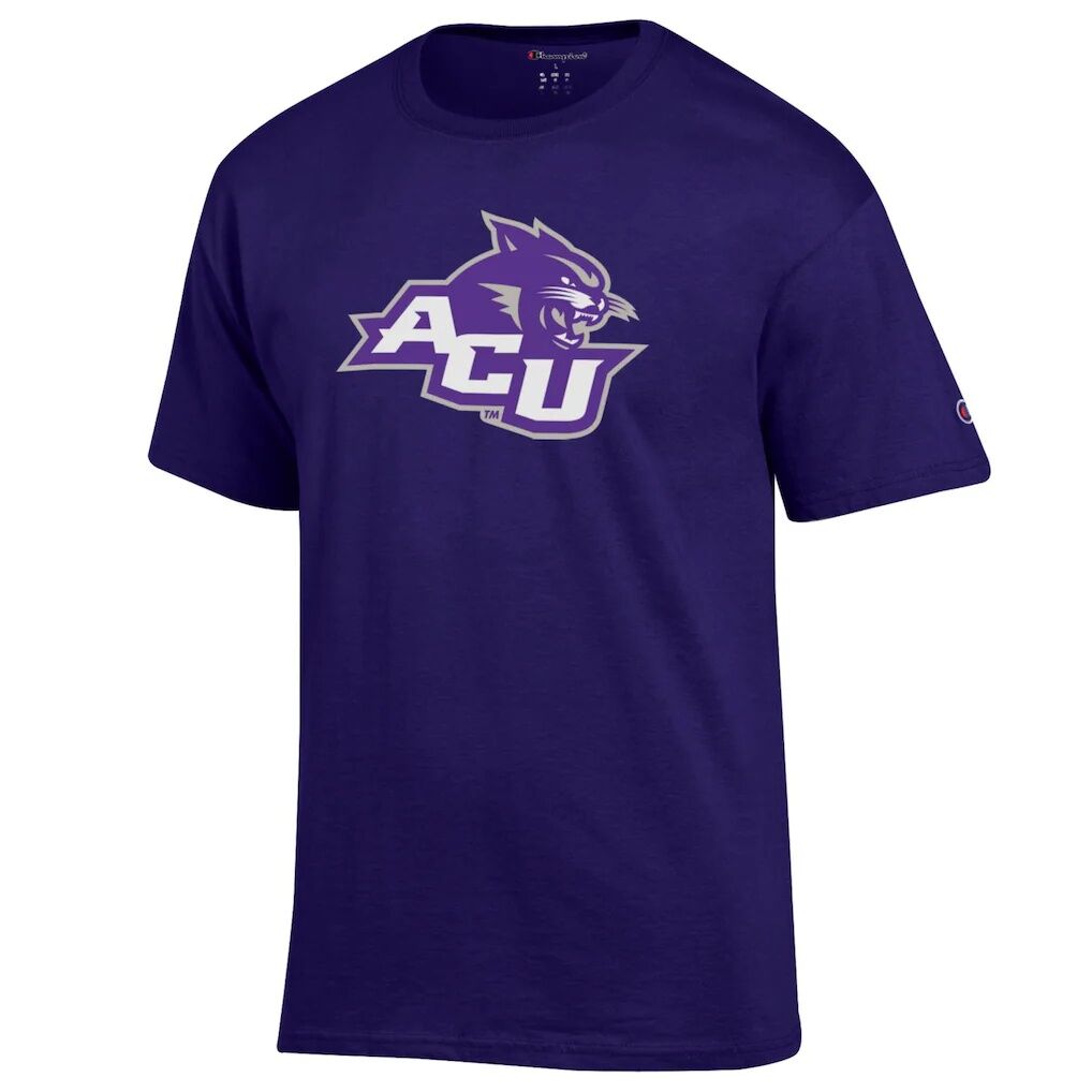 Abilene Christian University Wildcats Champion Primary Jersey T-Shirt