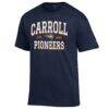 Carroll University Pioneers Champion Est. Date Jersey T-Shirt - Navy - Side View