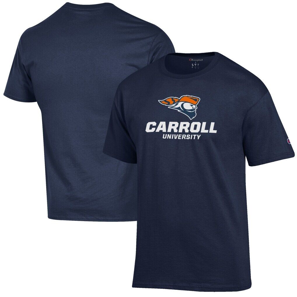 Carroll University Pioneers Champion Primary Jersey T-Shirt