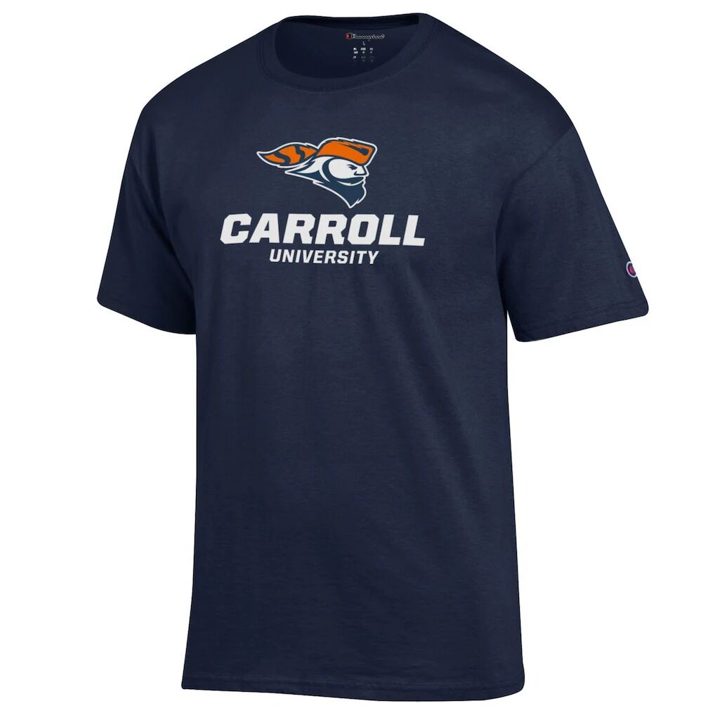Carroll University Pioneers Champion Primary Jersey T-Shirt