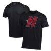 Hartford Hawks Under Armour Logo Performance T-Shirt - Black - Front View
