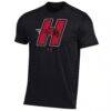 Hartford Hawks Under Armour Logo Performance T-Shirt - Black - Side View