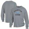 Assumption Greyhounds ComfortWash Garment Dyed Long Sleeve T-Shirt - Gray - Front View