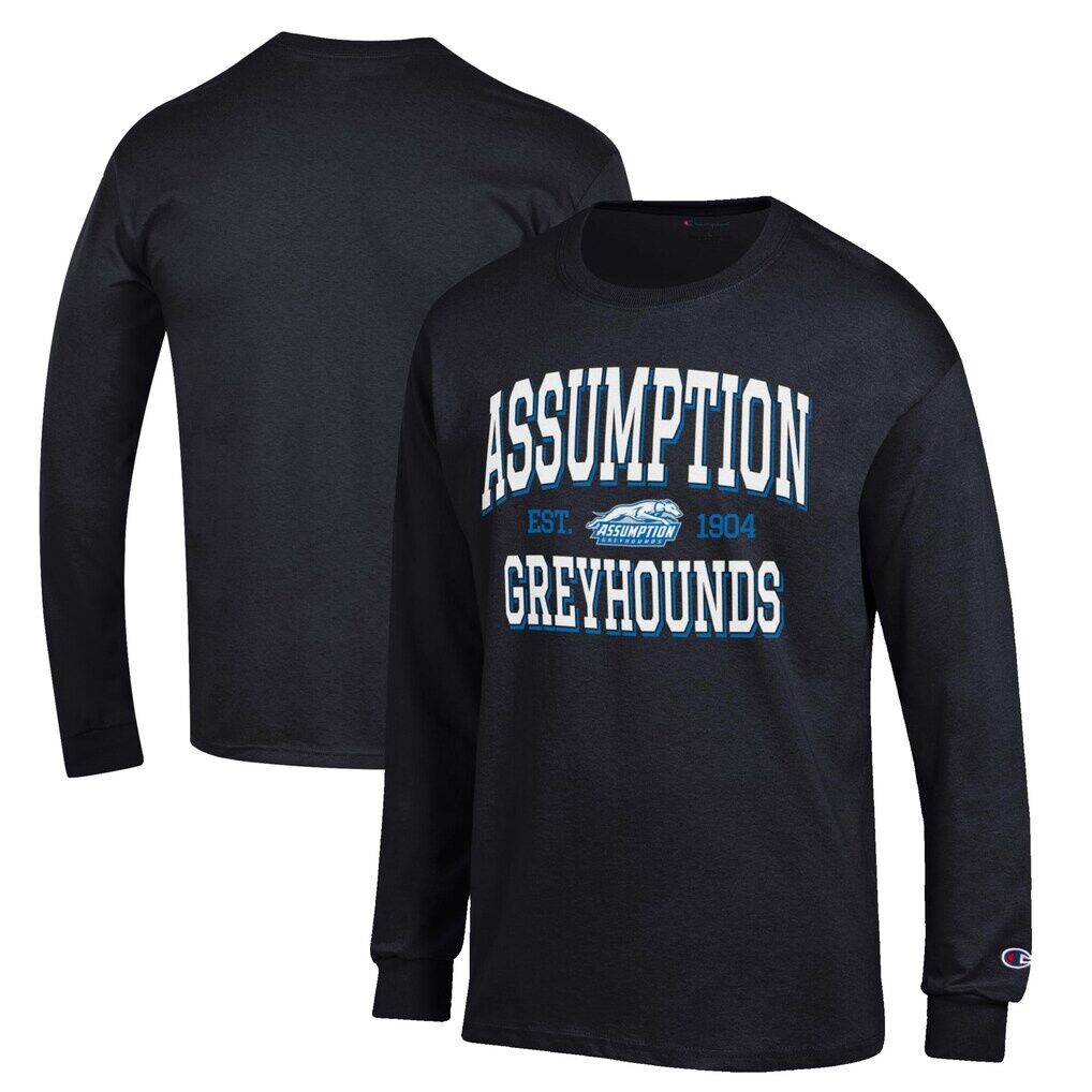 Assumption Greyhounds Champion Jersey Est. Date Long Sleeve T-Shirt