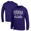 Furman Paladins Champion Jersey Est. Date Long Sleeve T-Shirt - Purple - Front View