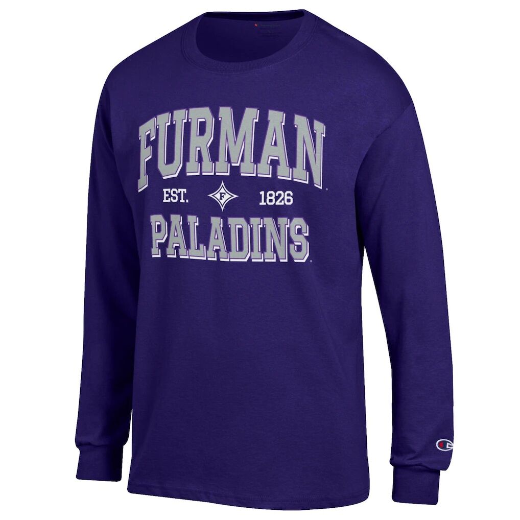 Furman Paladins Champion Jersey Est. Date Long Sleeve T-Shirt