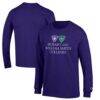 Hobart Statesmen Champion Jersey Long Sleeve T-Shirt - Purple - Front View