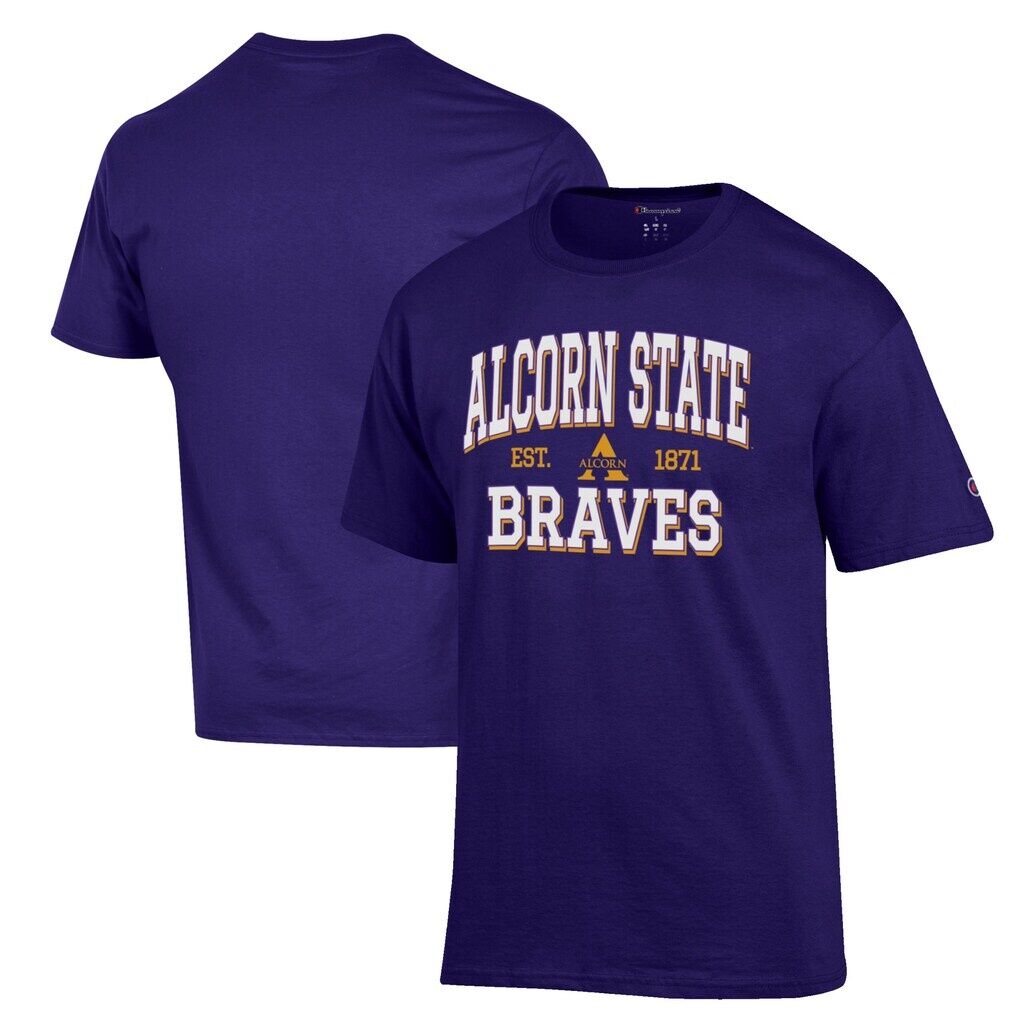 Alcorn State Braves Champion Est. Date Jersey T-Shirt