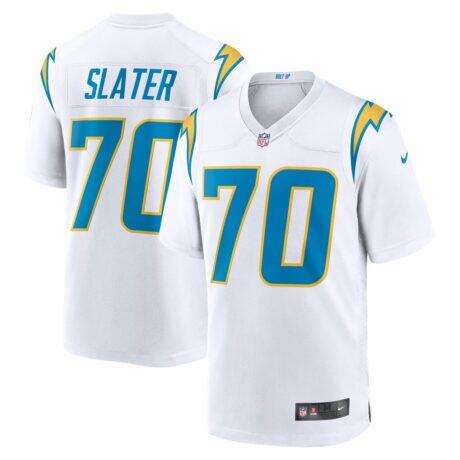 Rashawn Slater Los Angeles Chargers Nike Game Jersey - White - Front View