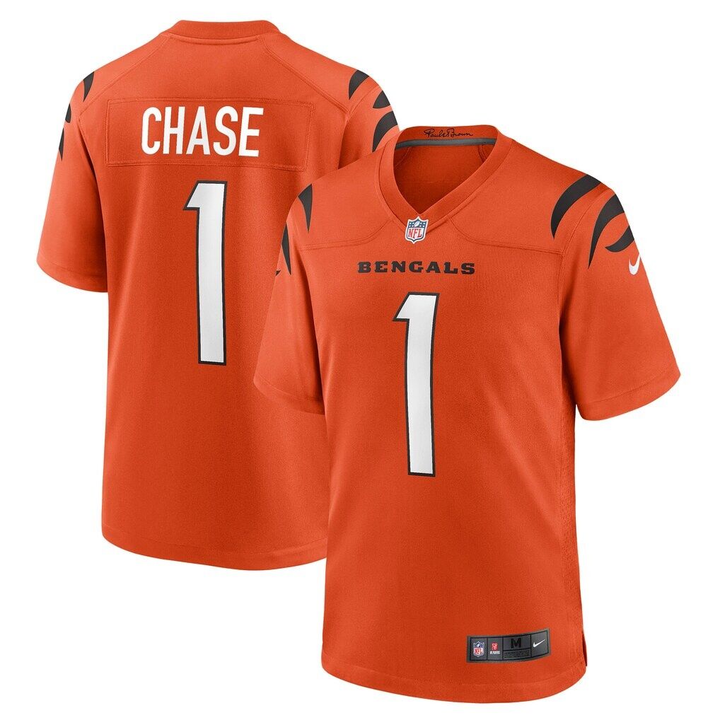 Ja’Marr Chase Cincinnati Bengals Nike Alternate Game Jersey