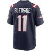 Drew Bledsoe New England Patriots Nike Retired Player Alternate Game Jersey - Navy - Detail View