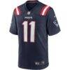 Drew Bledsoe New England Patriots Nike Retired Player Alternate Game Jersey - Navy - Side View