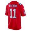 Drew Bledsoe New England Patriots Nike Retired Player Alternate Game Jersey - Red - Detail View