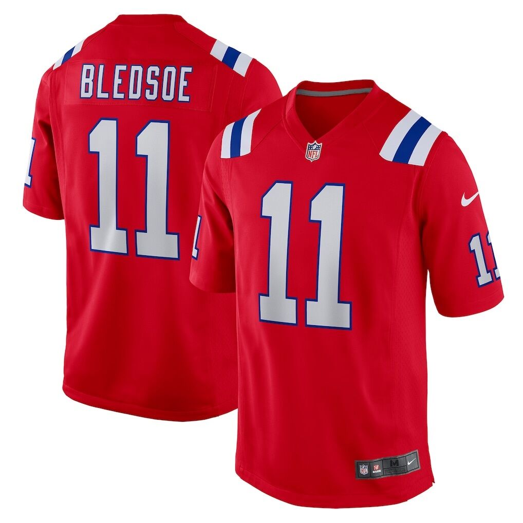 Drew Bledsoe New England Patriots Nike Retired Player Alternate Game Jersey