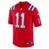Drew Bledsoe New England Patriots Nike Retired Player Alternate Game Jersey - Red - Side View