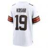 Bernie Kosar Cleveland Browns Nike Retired Player Game Jersey - White - Detail View