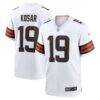 Bernie Kosar Cleveland Browns Nike Retired Player Game Jersey - White - Front View