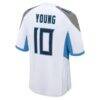 Vince Young Tennessee Titans Nike Retired Player Game Jersey - White - Detail View