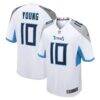 Vince Young Tennessee Titans Nike Retired Player Game Jersey - White - Front View