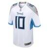 Vince Young Tennessee Titans Nike Retired Player Game Jersey - White - Side View