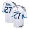 Eddie George Tennessee Titans Nike Retired Player Game Jersey - White - Front View