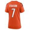 Boomer Esiason Cincinnati Bengals Nike Women's Retired Game Jersey - Orange - Detail View