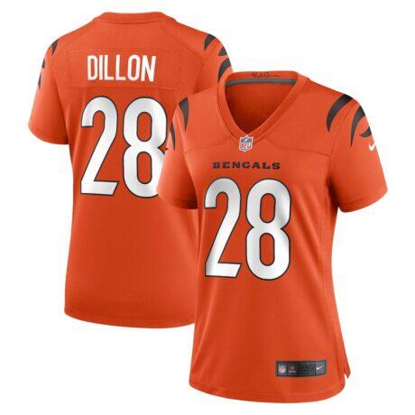 Corey Dillon Cincinnati Bengals Nike Women's Retired Game Jersey - Orange - Front View