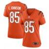 Chad Johnson Cincinnati Bengals Nike Women's Retired Game Jersey - Orange - Front View