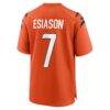 Boomer Esiason Cincinnati Bengals Nike Retired Player Alternate Game Jersey - Orange - Detail View