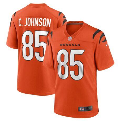 Chad Johnson Cincinnati Bengals Nike Retired Player Alternate Game Jersey - Orange - Front View