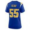 Junior Seau Los Angeles Chargers Nike Women's Retired Game Jersey - Royal - Detail View