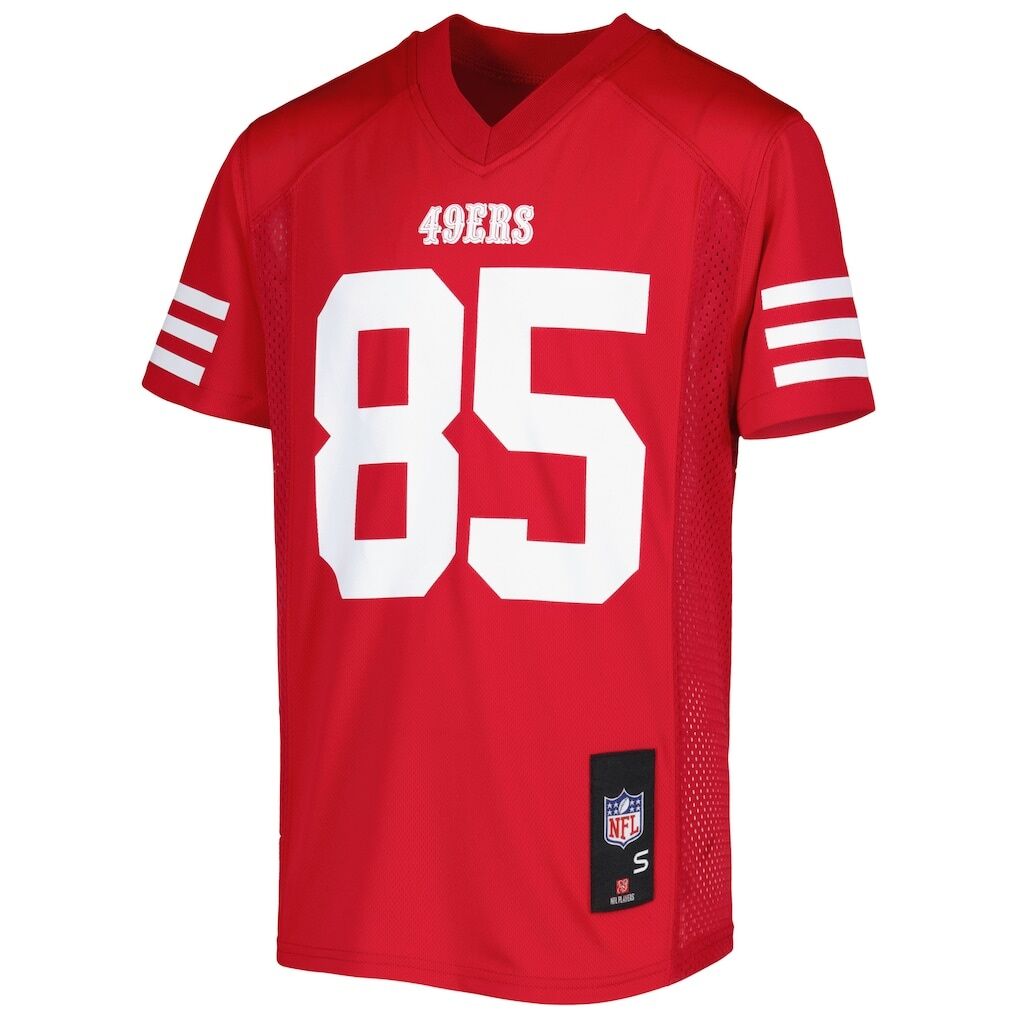 George Kittle San Francisco 49ers Youth Replica Jersey - Scarlet