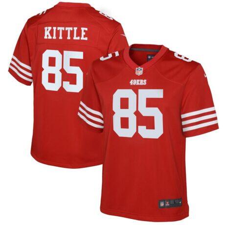 San Francisco 49ers Nike Youth Game Jersey - - Front View
