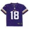 Justin Jefferson Minnesota Vikings Nike Preschool Game Jersey - Purple - Side View