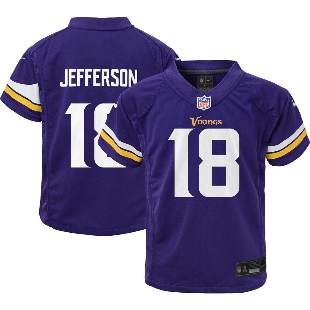 Justin Jefferson Minnesota Vikings Nike Toddler Game Jersey