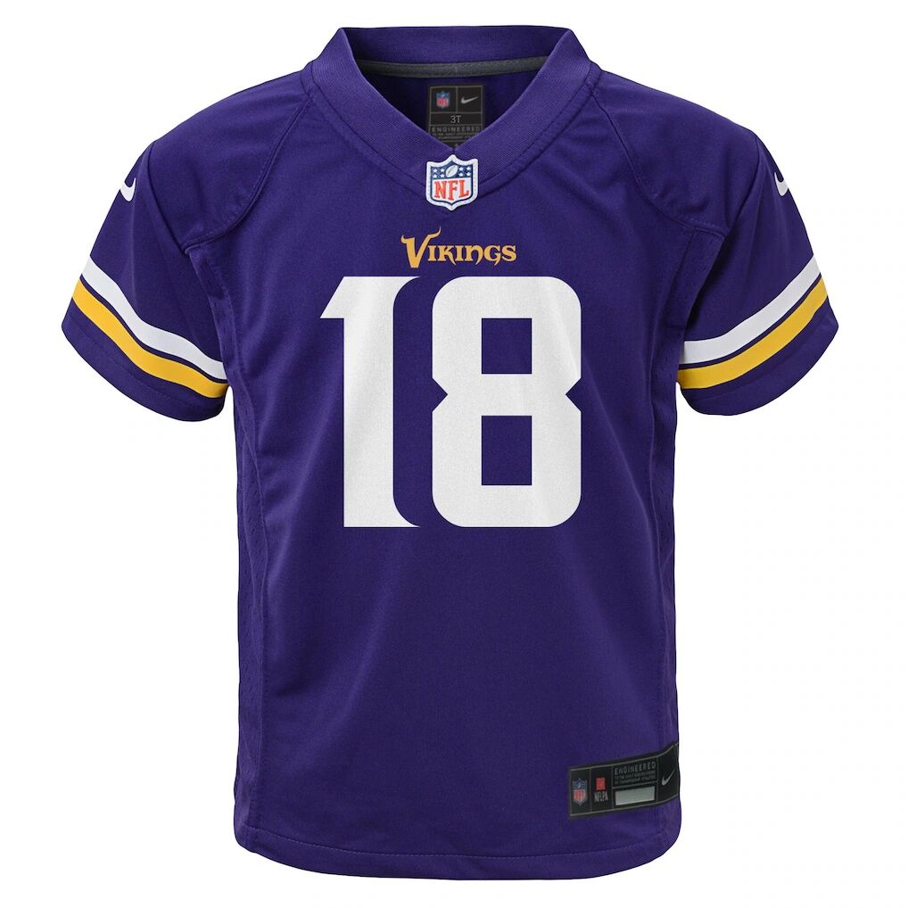 Justin Jefferson Minnesota Vikings Nike Toddler Game Jersey