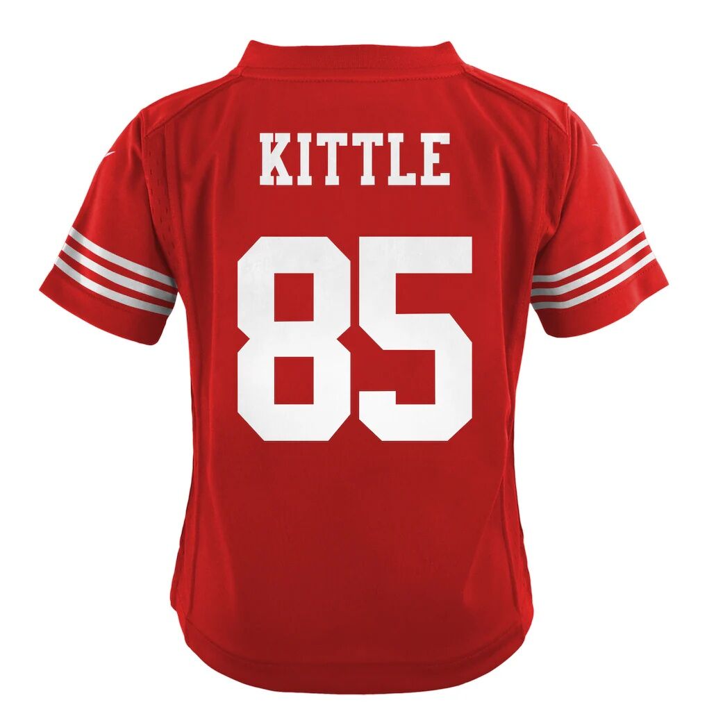 George Kittle San Francisco 49ers Nike Preschool Game Jersey - Scarlet