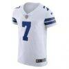 Trevon Diggs Dallas Cowboys Nike Vapor Elite Jersey - White - Side View